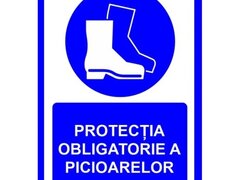 placuta pentru protectia obligatorie a picioarelor